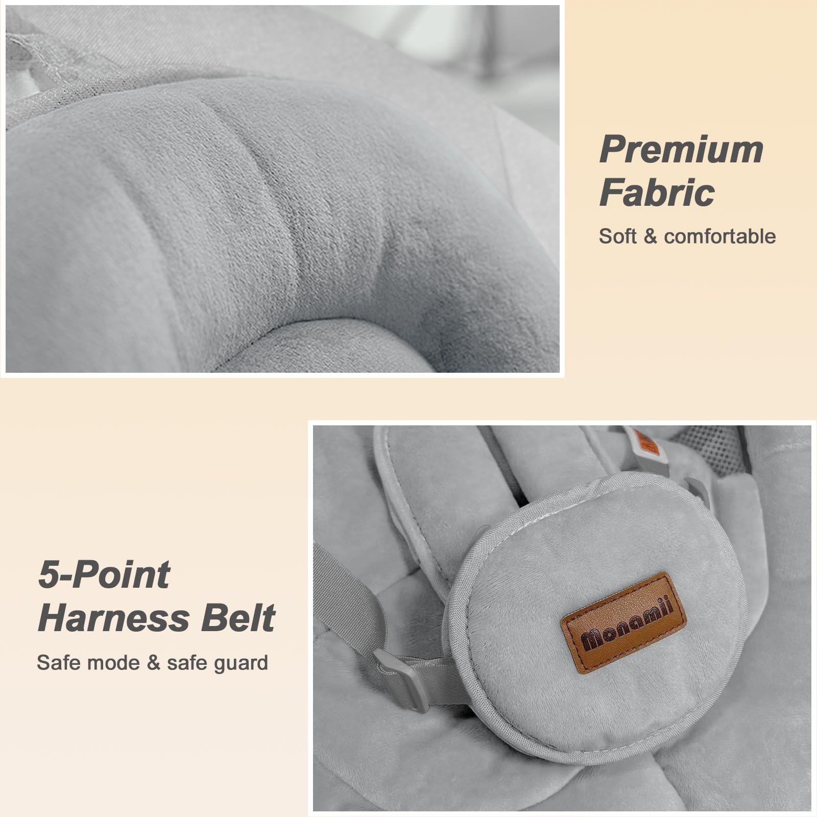 Amazon.com : Baby Swings for Infants, Monamii Baby Swing